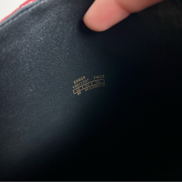 Stuart Weitzman Parton Red Croc Snakeskin Leather Tall Heel Boots - Picture 11 of 14